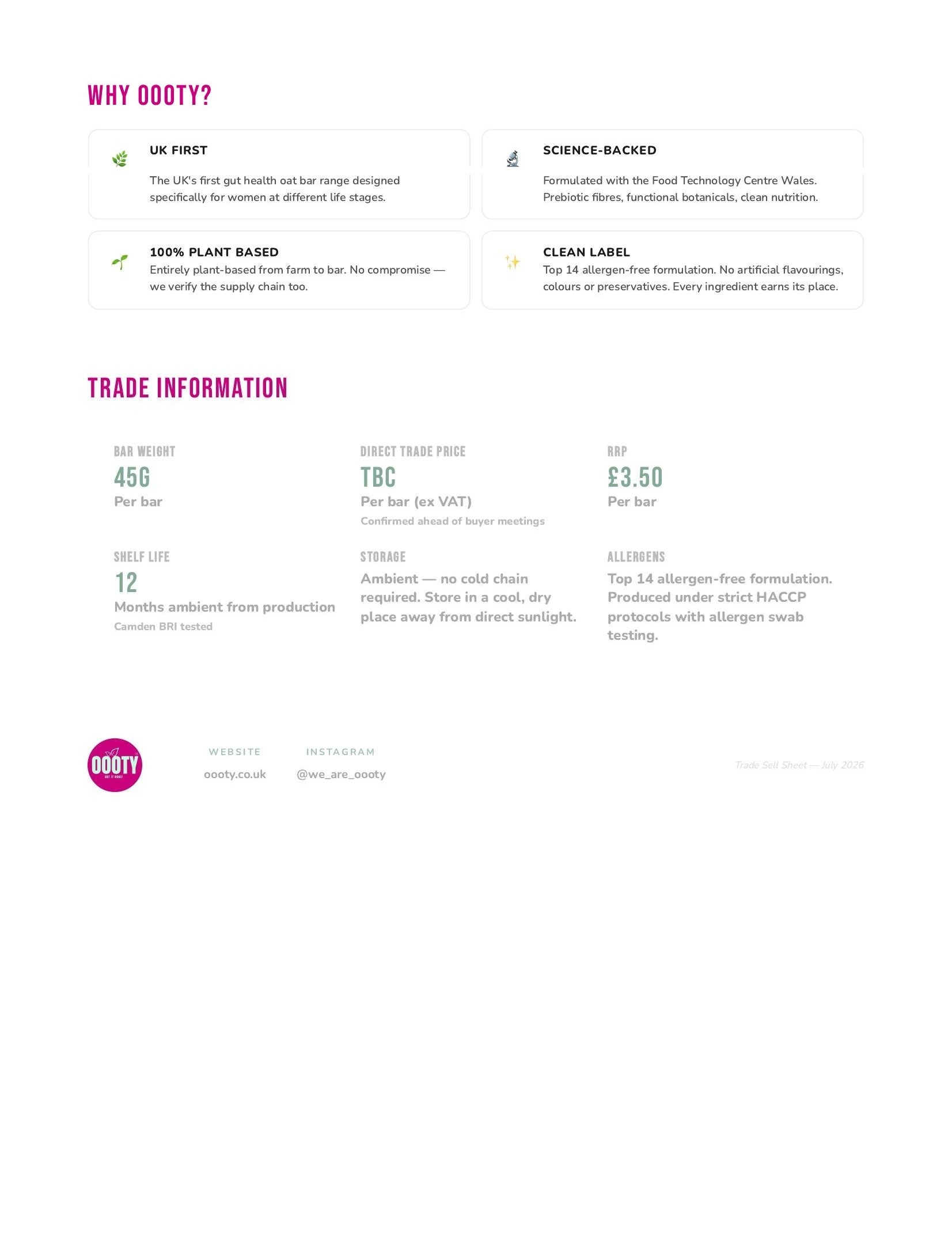 OOOTY Trade Sell Sheet page 2